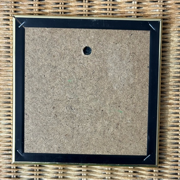 Vintage Y2K Ed Hardy Love Kills Slowly Skull Heart Print Small Gold Frame - Picture 2 of 2